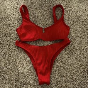 Red Bathing suit